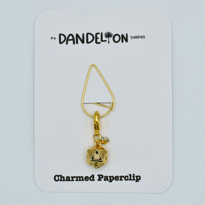 D20 Charmed Paperclip