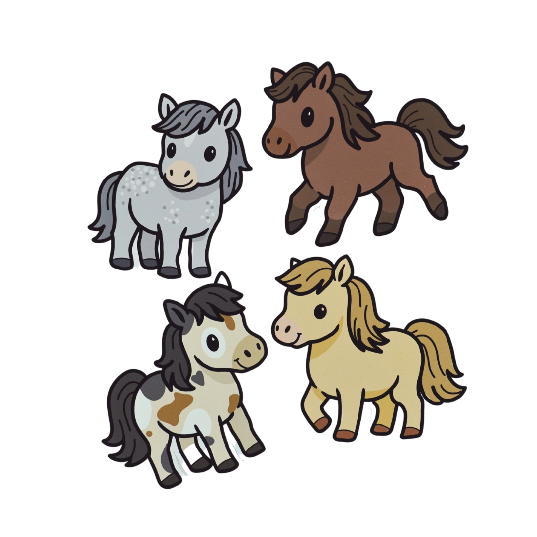 Horse Die Cut Vinyl Stickers