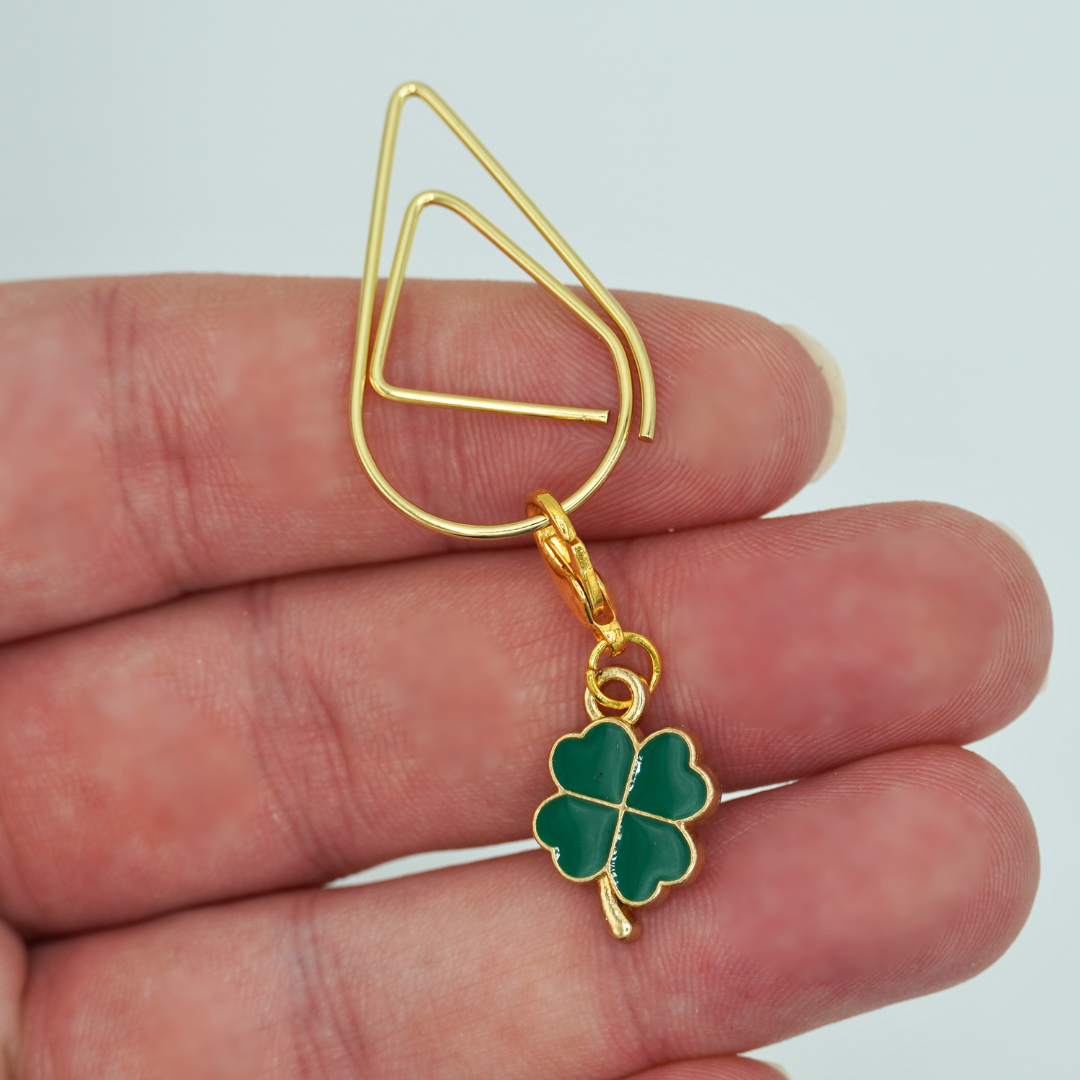 Lucky Shamrock Charmed Paperclip