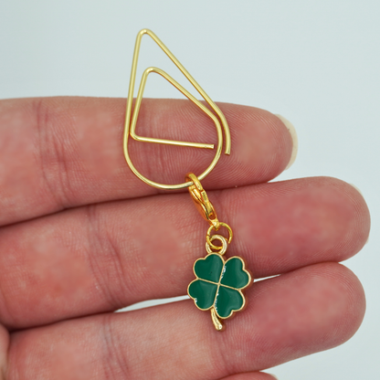 Lucky Shamrock Charmed Paperclip