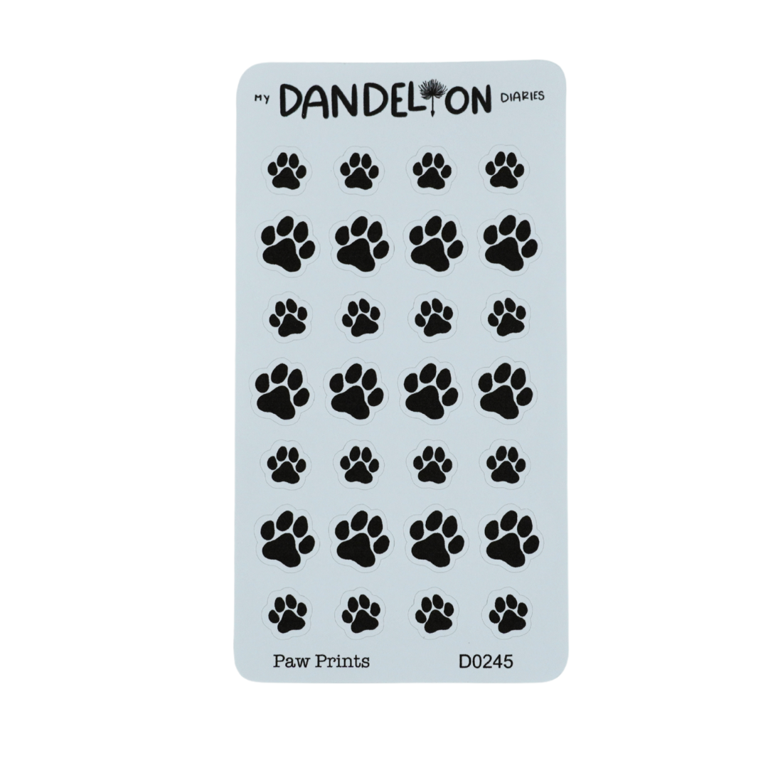 Paw Print Doodles