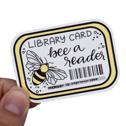 Library Bee Card Die Cut