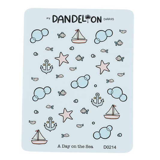 A Day on the Sea Mini Stickers
