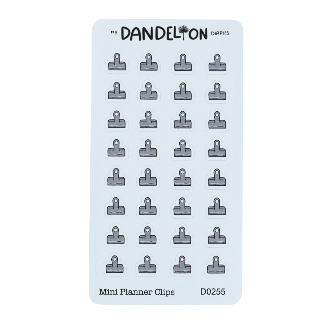 Mini Planner Clips