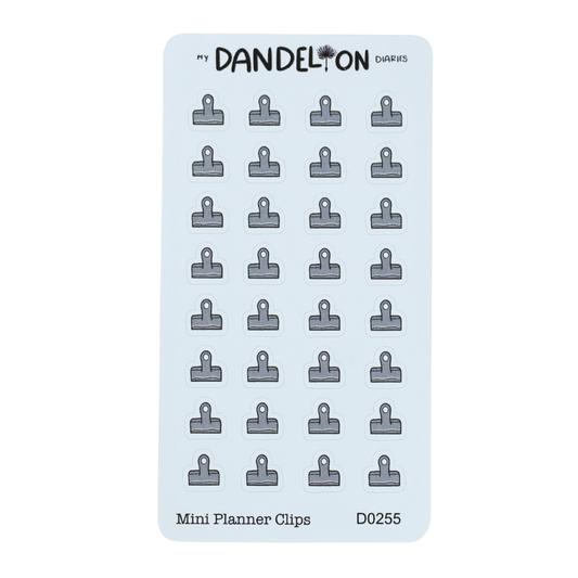 Mini Planner Clips