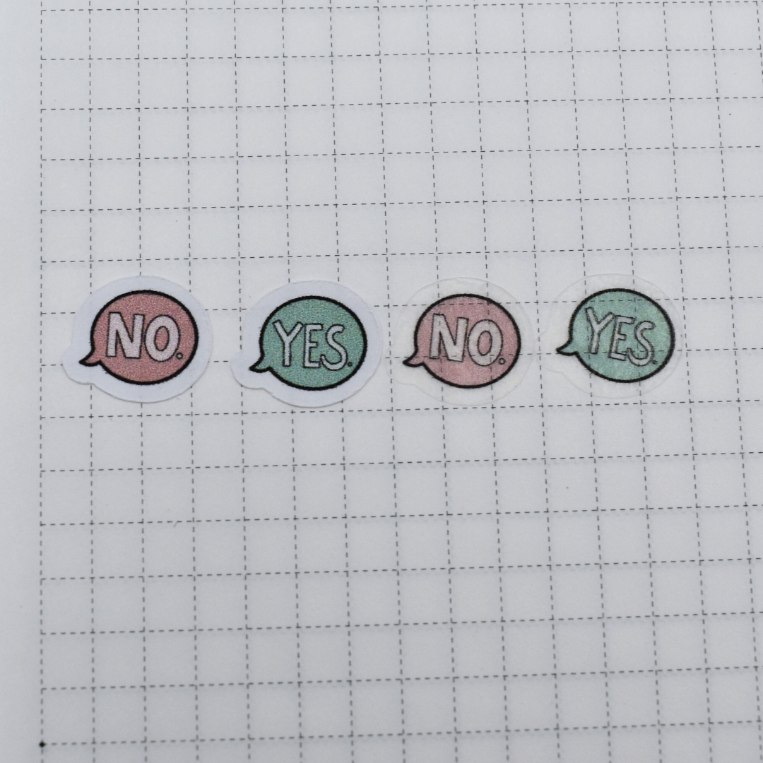 Yes or No Speech Bubbles