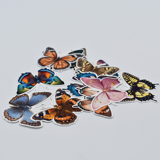 Butterfly Die Cut Sticker Flakes