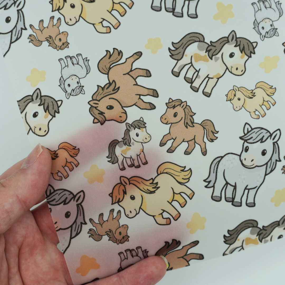 Year of the Horse Doodle Vellum