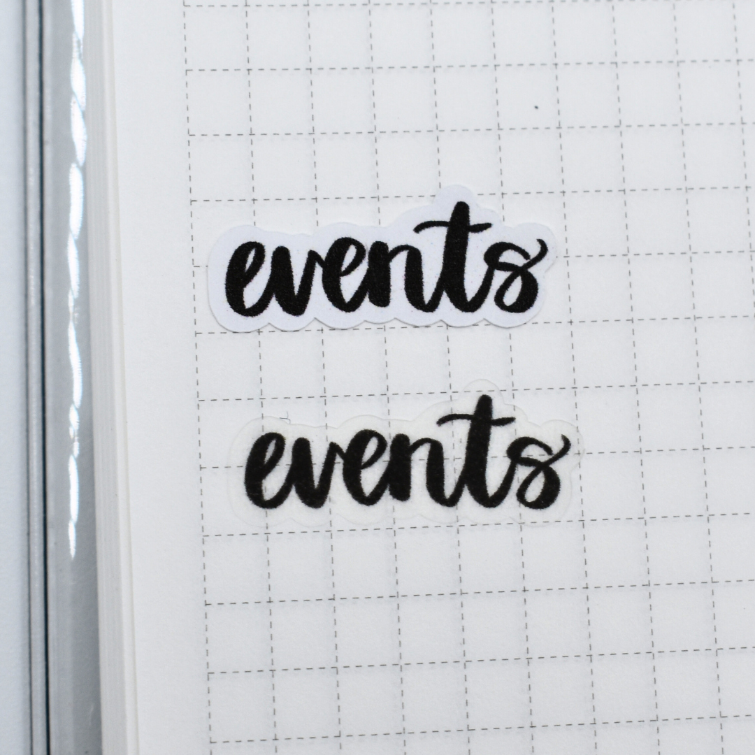 Events - Handlettering
