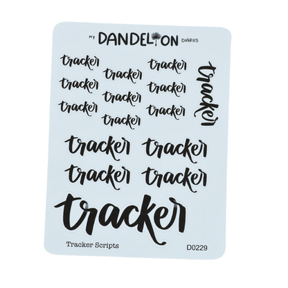 Tracker Scripts - Handwritting