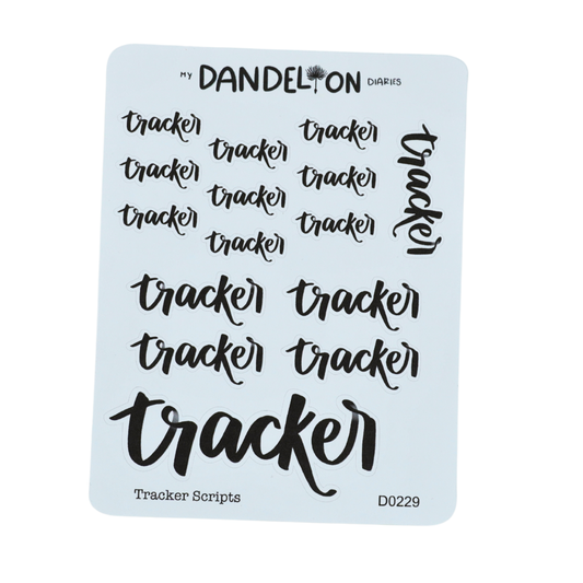 Tracker Scripts - Handwritting