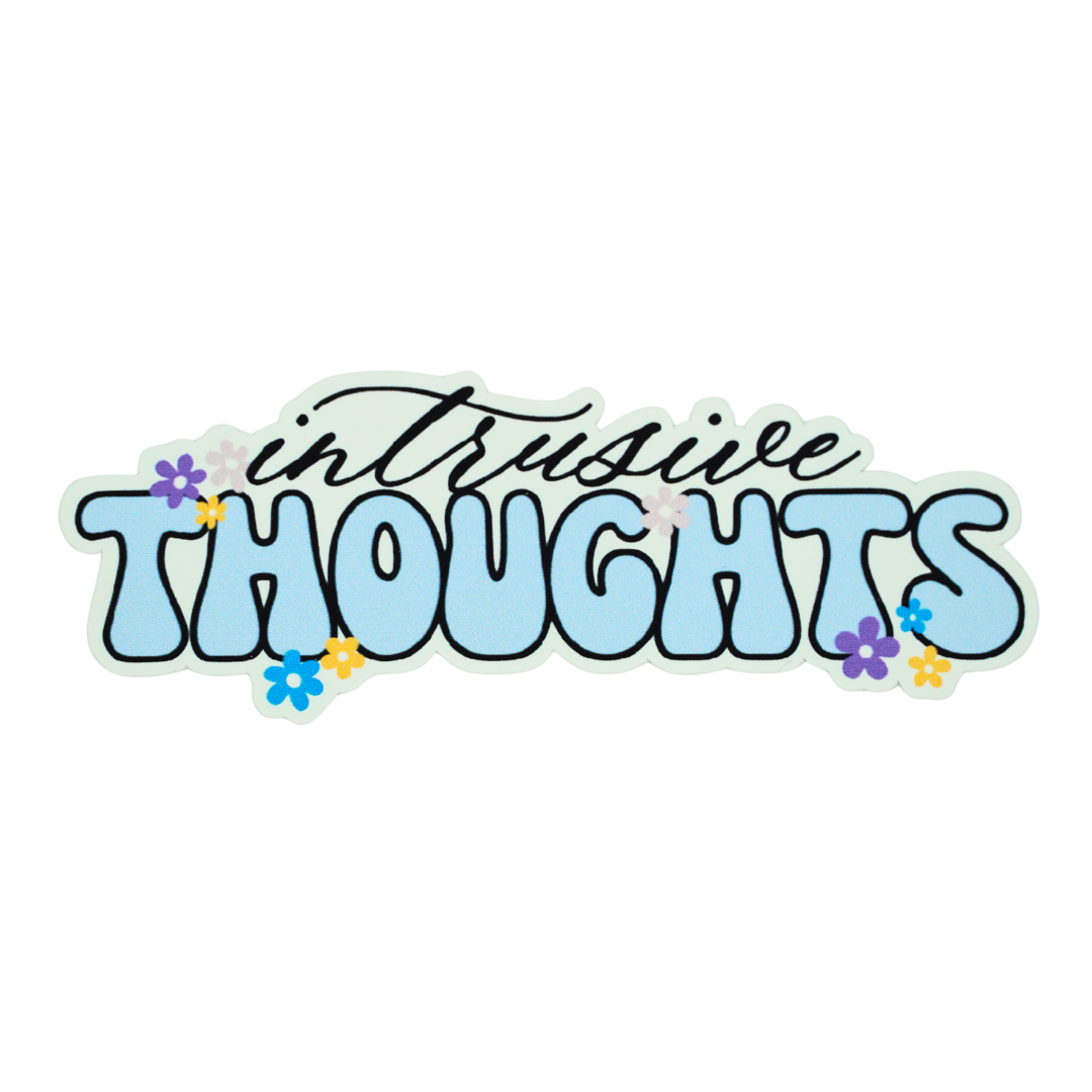 Intrusive Thoughts Die Cut Vinyl Sticker