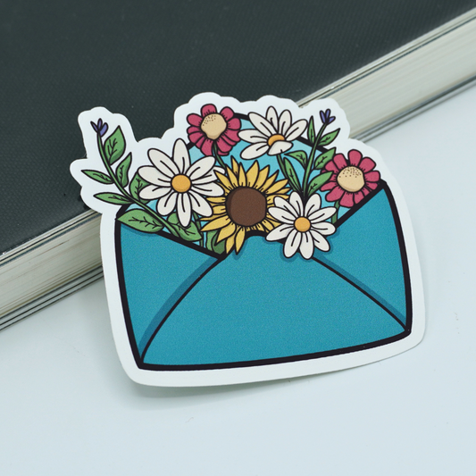 Floral Happy Mail Die Cut