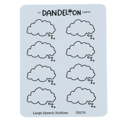 Large Speech Bubbles