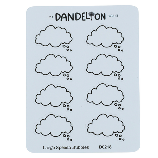 Large Speech Bubbles