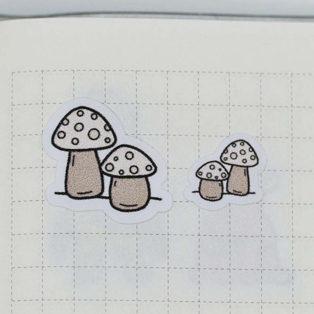 Tiny Brown Mushrooms