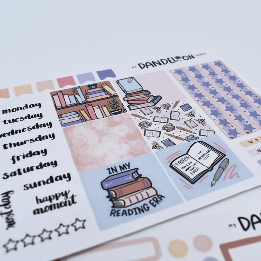 Bookish A5 Sticker Kit