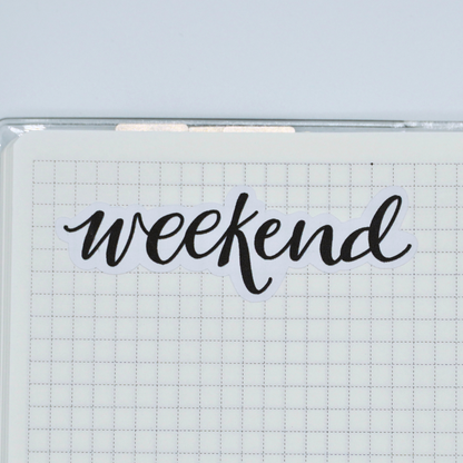 Weekend Scipts - Handlettering