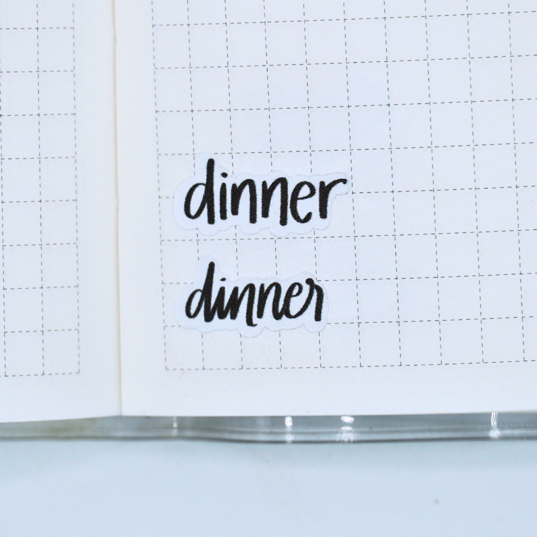 Dinner - Handwritting