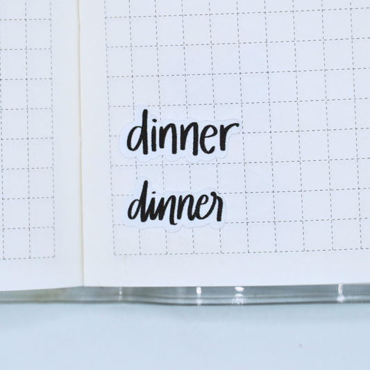 Dinner - Handwritting