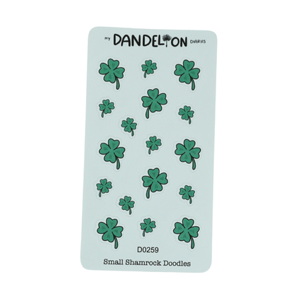 Small Shamrock Doodles