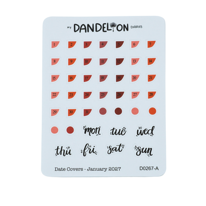 Date Covers - 2027 Collection