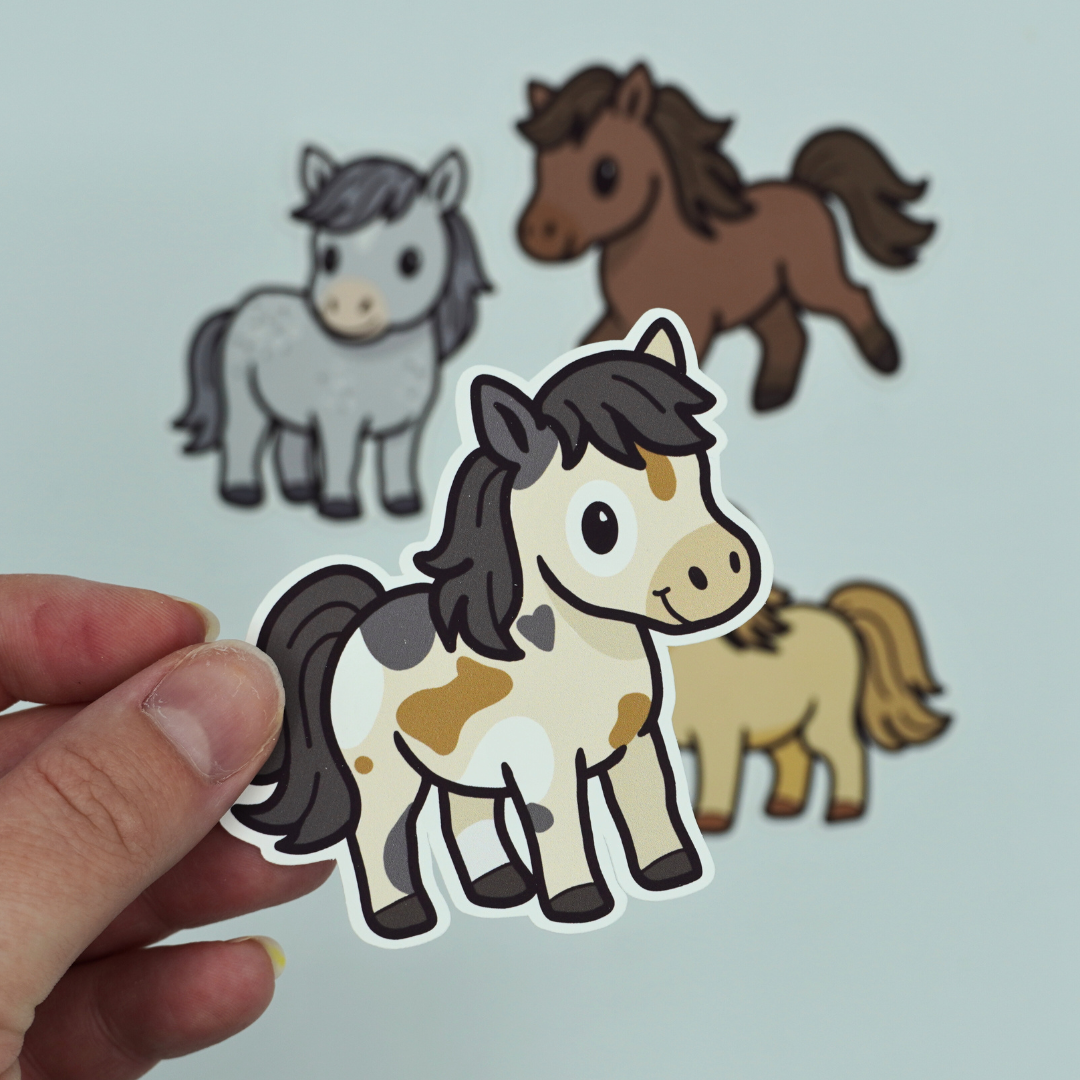 Horse Die Cut Vinyl Stickers