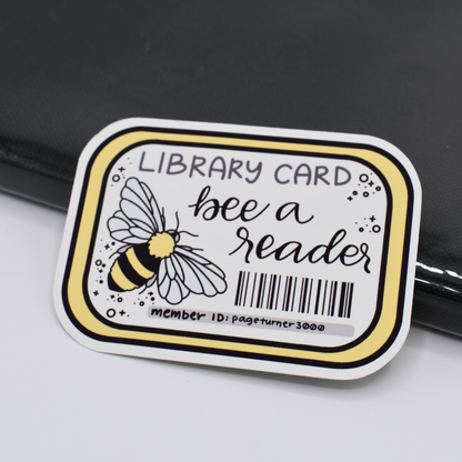 Library Bee Card Die Cut