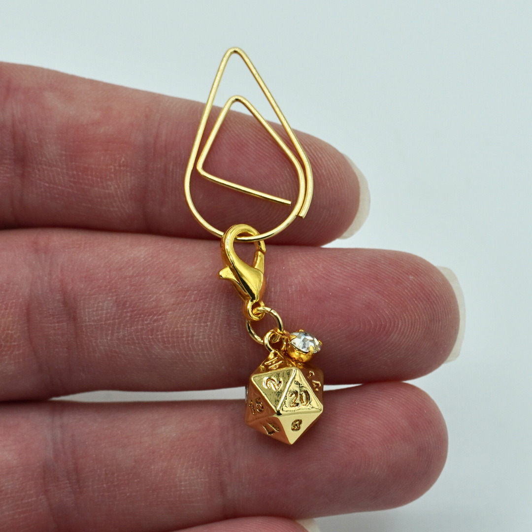 D20 Charmed Paperclip