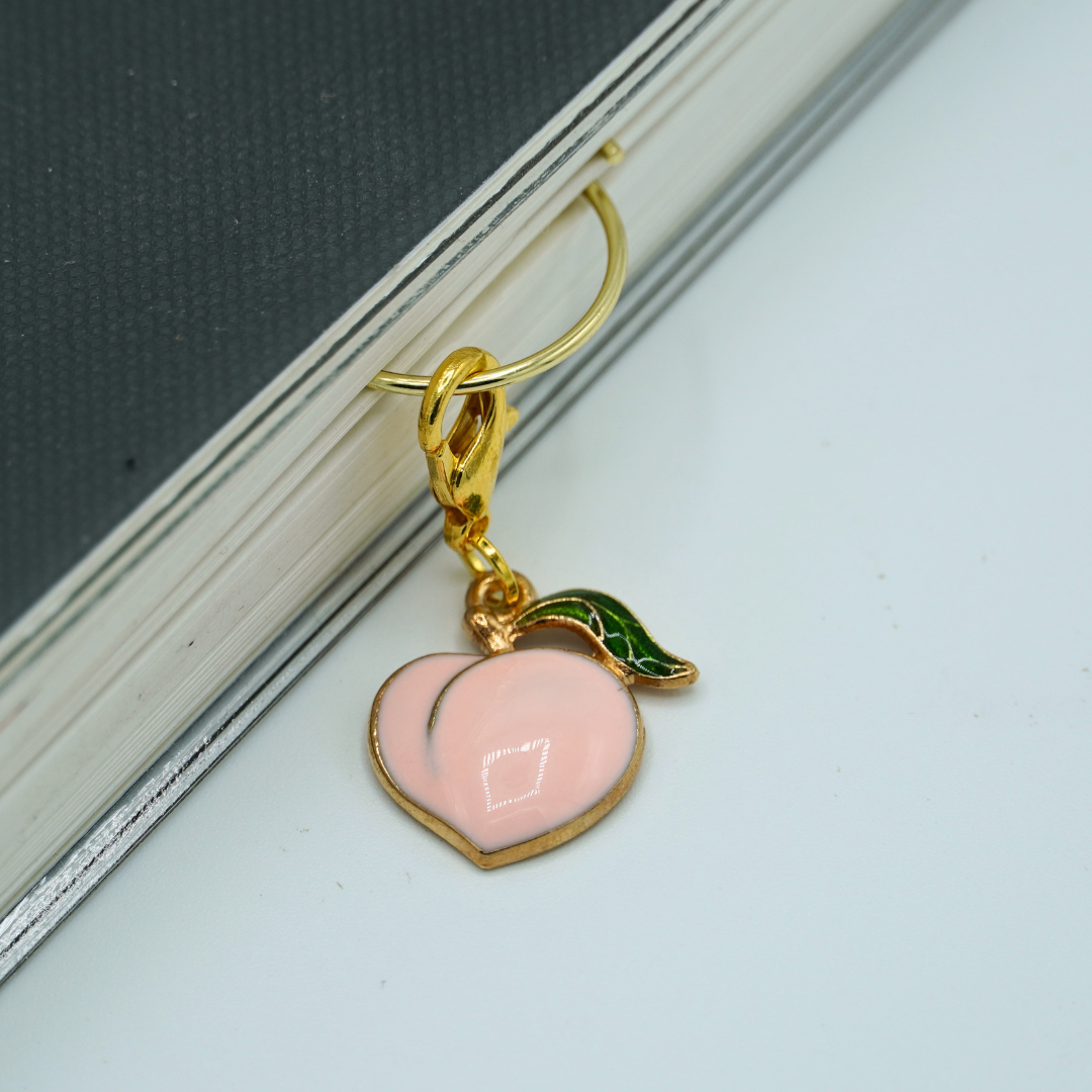 Pink Peach Charmed Paperclip