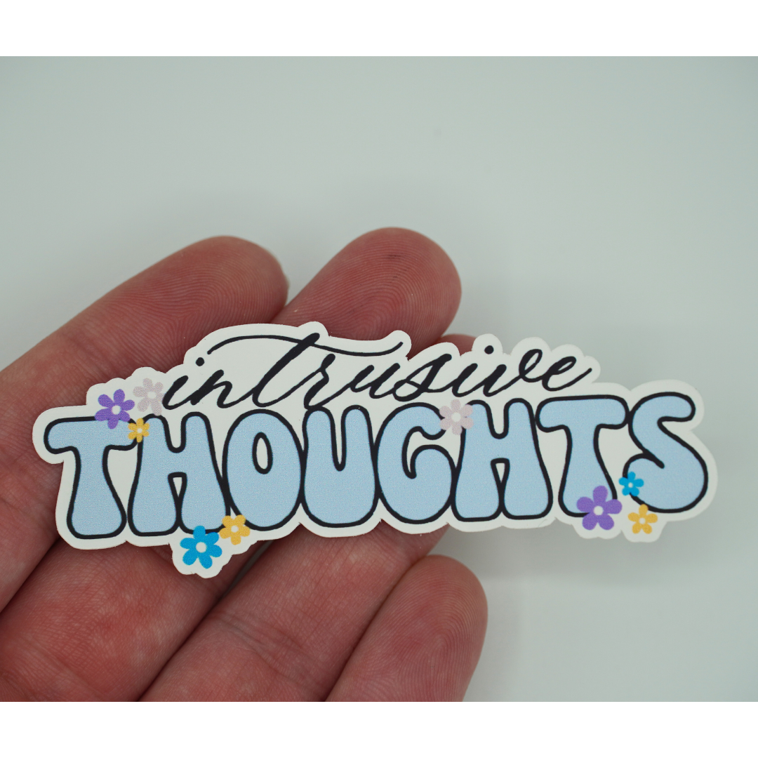 Intrusive Thoughts Die Cut Vinyl Sticker