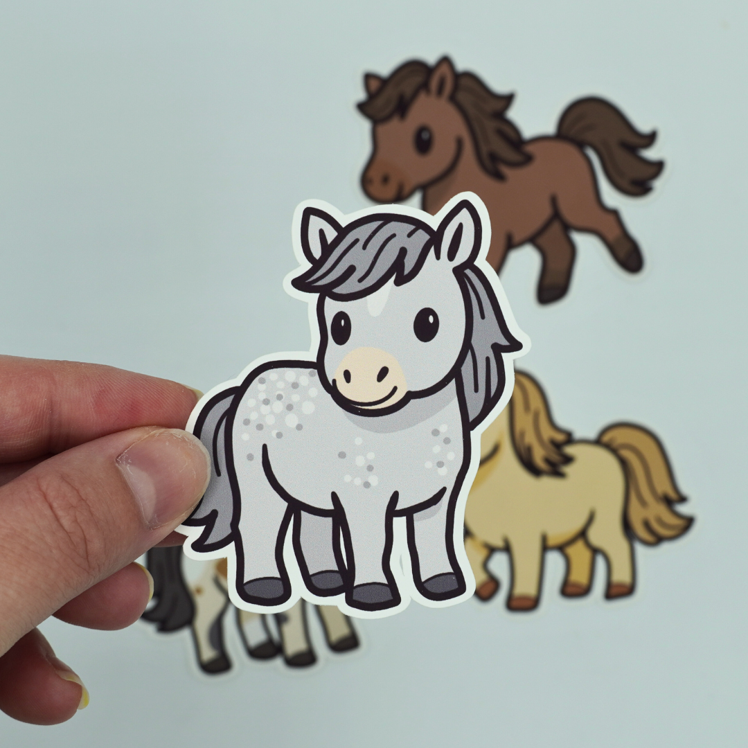 Horse Die Cut Vinyl Stickers
