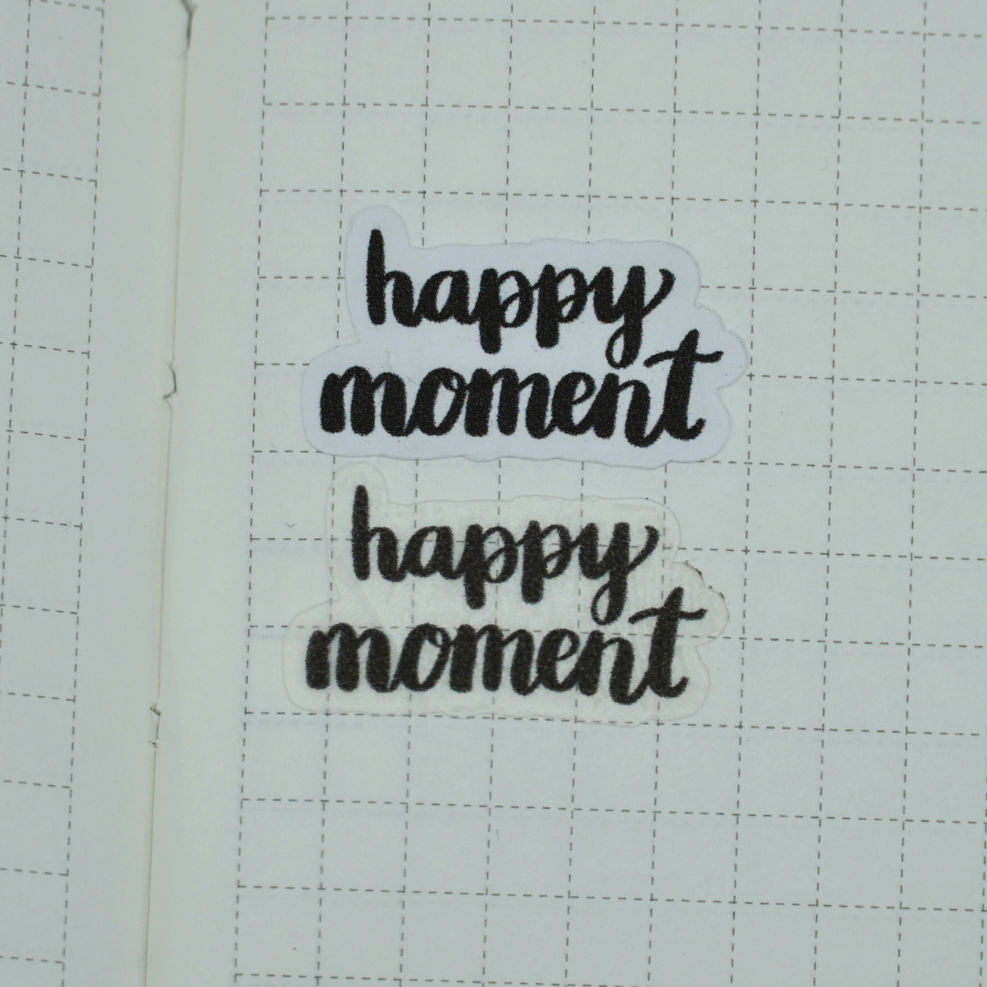 Happy Moment - Handlettering