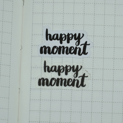 Happy Moment - Handlettering