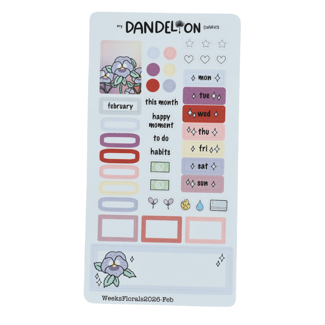 Floral Fantasy - Weeks Monthly Kits (2026 Collection)