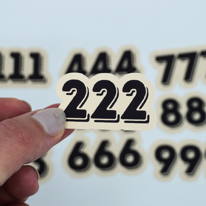 Neutral Colors - Angel Numbers Die Cuts