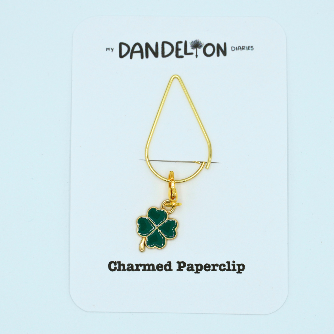 Lucky Shamrock Charmed Paperclip