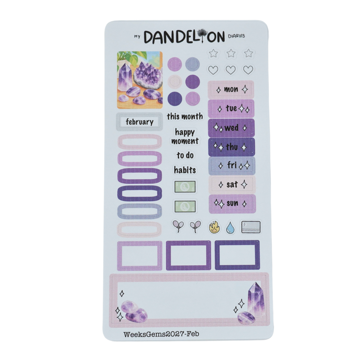 Birth Gemstones - Weeks Monthly Kits (2027 Collection)