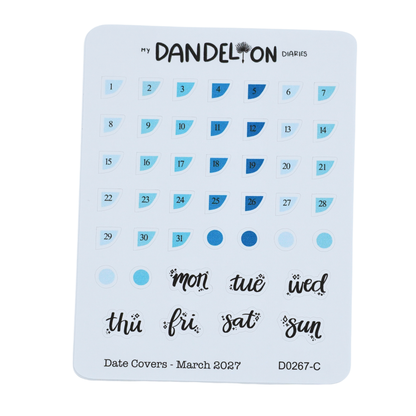 Date Covers - 2027 Collection