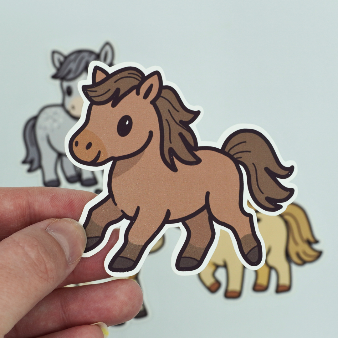 Horse Die Cut Vinyl Stickers
