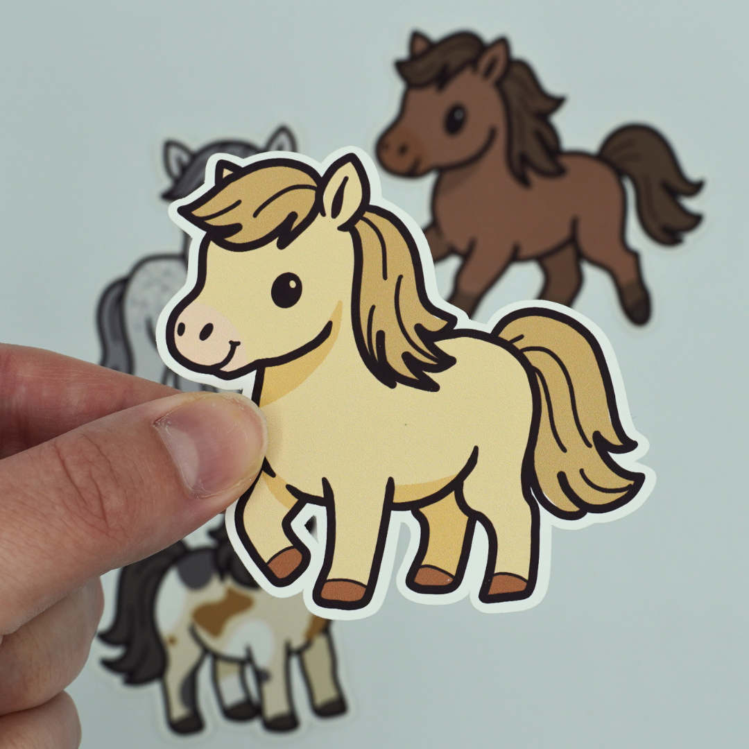 Horse Die Cut Vinyl Stickers
