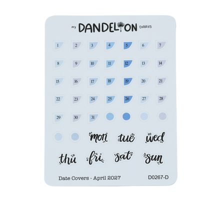 Date Covers - 2027 Collection