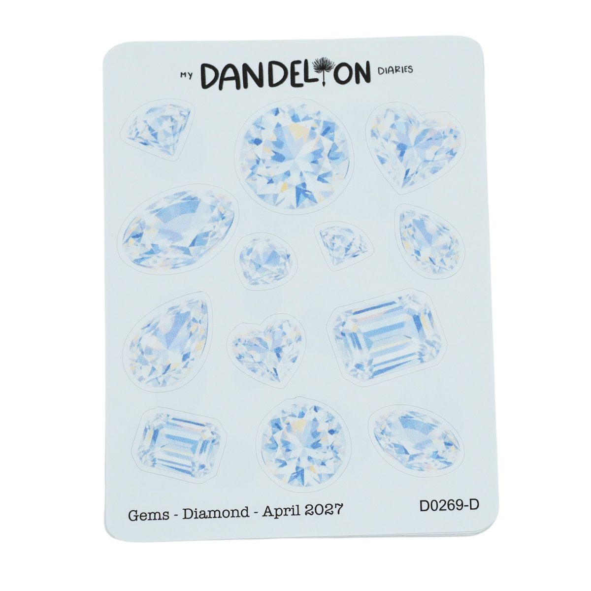 Birth Gemstone Deco Sheets - 2027 Collection