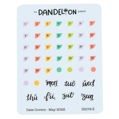 Date Covers - 2026 Collection