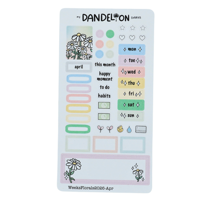 Floral Fantasy - Weeks Monthly Kits (2026 Collection)