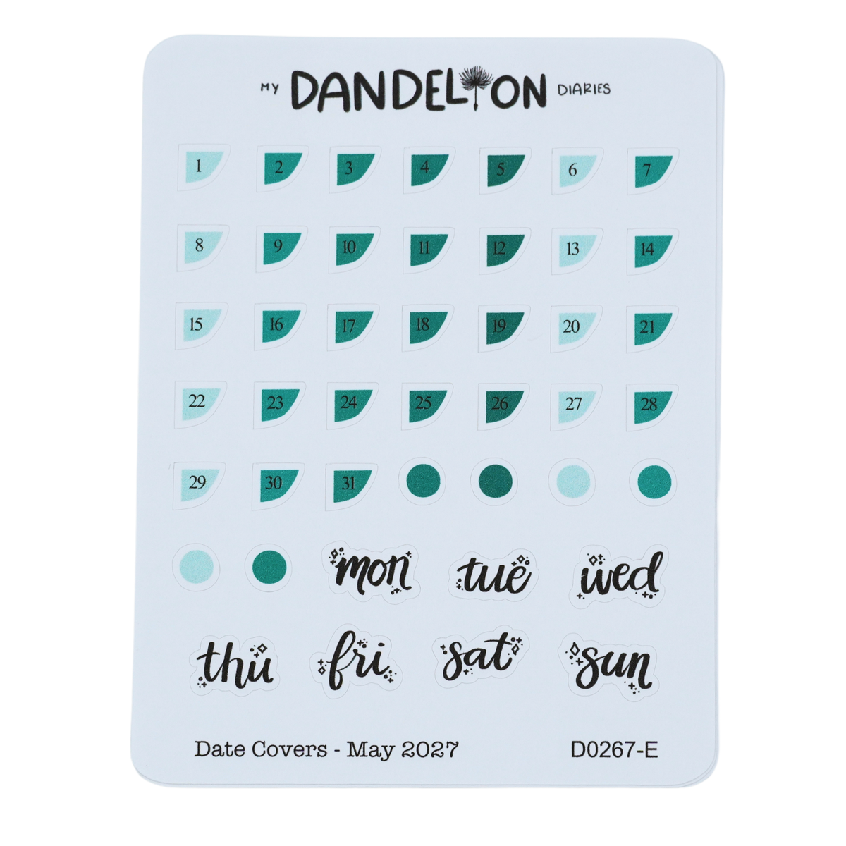 Date Covers - 2027 Collection