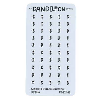Asteroid Symbol Buttons