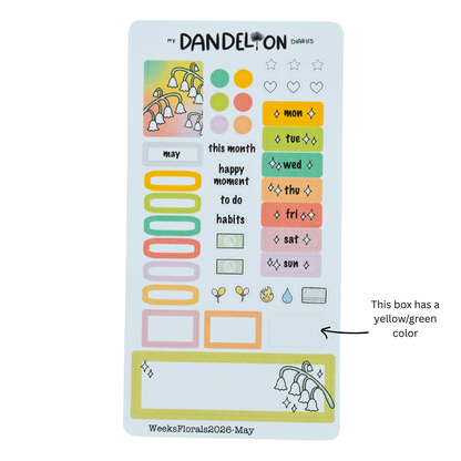 Floral Fantasy - Weeks Monthly Kits (2026 Collection)