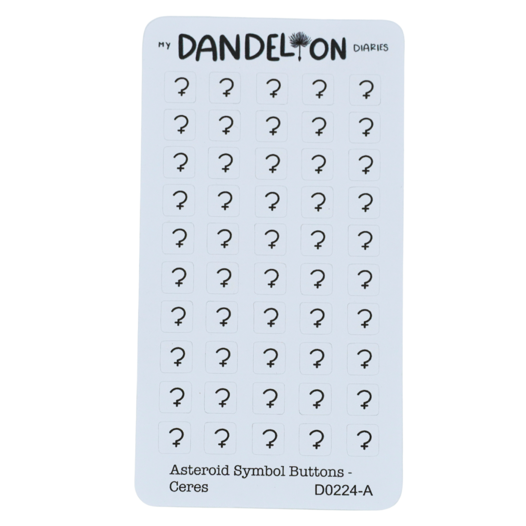 Asteroid Symbol Buttons