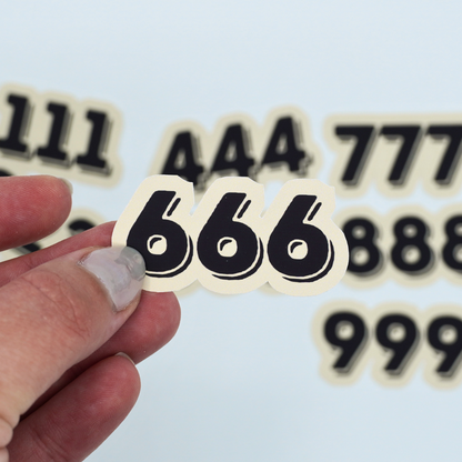 Neutral Colors - Angel Numbers Die Cuts